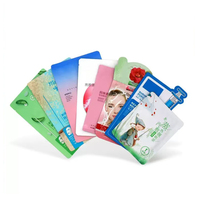 Masque facial en gros d'impression numérique crème lotion cosmétique feuille d'aluminium forme personnalisée sac en plastique mylar