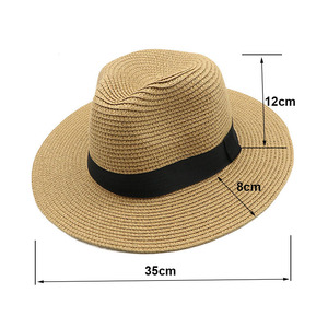 Mũ Panama Mùa Hè Cho Nữ Mũ Đi Biển Mũ Rơm Fedora Che Nắng Vành Rộng Cho Cả Nam Và Nữ Có Dây Cằm Điều Chỉnh Được - Product Image 2