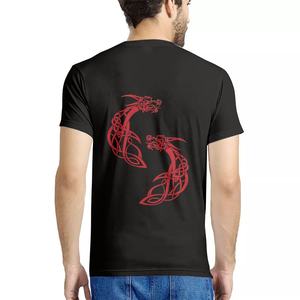 T-shirt personnalisé pas cher Vikings Valknut Tattoo Dragon Imprimé 6XL T-shirt oversize de haute qualité col rond T-shirt à manches courtes pour hommes - Product Image 4