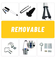 Pince d'ancrage pour antenne extérieure Cale de tension en plastique Accessoires de montage en métal Pince sans issue pour équipement à fibre optique FTTH