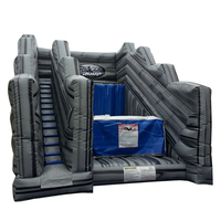 Matelas gonflable géant pour cascades Gonflable Chute libre avec toboggan Sac gonflable pour cascades gonflables
