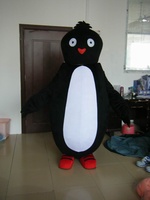 Costume de mascotte pingouin en peluche de haute qualité, idéal pour les fêtes de Noël, pour adultes