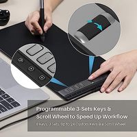 Tablette graphique numérique Huion Scoller avec touches programmables pour le dessin H1061P