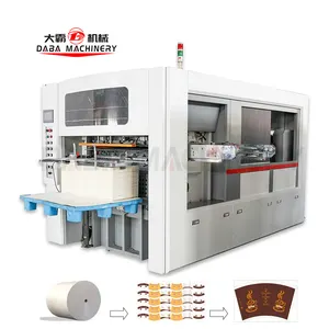 single side pe paper cup rotary die cutting machine for paper