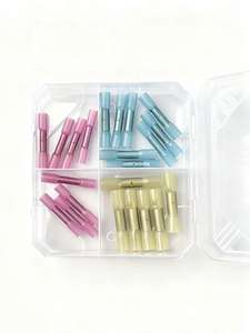Kit de connecteurs électriques thermorétractables, manchons de soudure, bornes à sertir, joints de câbles isolés pour bateaux et applications marines - Product Image 6