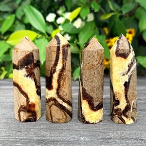 Torre de Cristal de Septaria Natural Pulida de Estilo Bohemio de Alta Calidad al por Mayor para Decoración del Hogar Única y Regalos Navideños - Product Image 1