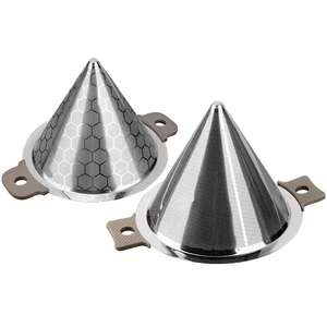 <span class=keywords><strong>Amazon</strong></span> Offre Spéciale nouveau Design de filtre à café en acier inoxydable, goutte-à-goutte réutilisable qui s'adapte à la plupart des filtres de Pot en verre goutte-à-goutte à café - Product Image 4