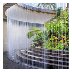 Cascate d'Acqua Artificiali a Filo, Decorazioni <span class=keywords><strong>da</strong></span> <span class=keywords><strong>Giardino</strong></span> con Effetto Acqua che Cade per <span class=keywords><strong>Fontane</strong></span> Decorative <span class=keywords><strong>da</strong></span> Esterno - Product Image 5