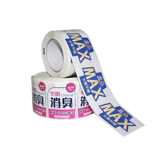 ملصق تعبئة ذاتي اللصق من الفينيل مقاوم للماء مع شعار مخصص للساندوتشات والبيتزا والحلوى والشوكولاتة - Product Image 3