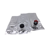 Sac à poignée de qualité supérieure, boîte en aluminium, pochette à vin rouge avec Valve papillon