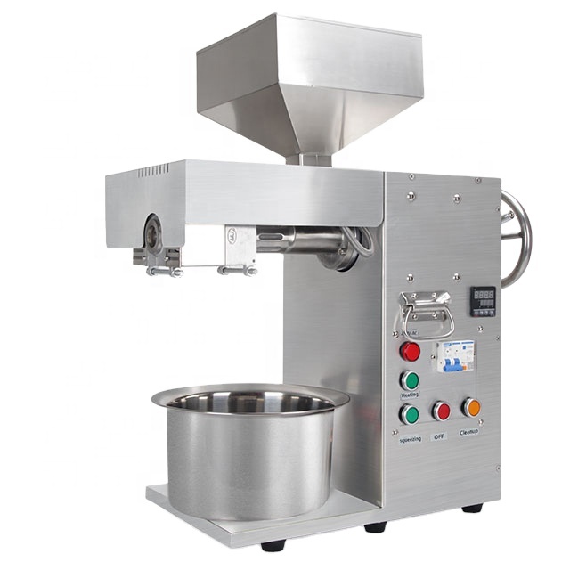 Small Stainless Steel Home Use Oil Press Machine Peanut Almond Baobab Tree Oil Extractiom Machine Cold Pressing Olive Oil