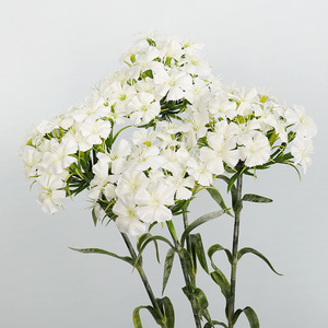 ช่อดอกไม้ปลอมเหมือนจริงช่อดอกไม้ผ้าไหมผ้าไหมดอกวิโอลาสามสี - Product Image 3