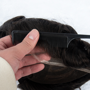 Prótesis Capilares Naturales para Hombre: Peluca con Base de Seda, Topper de Cabello Humano 100% Natural - Product Image 4