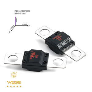 AN478 Amplificateur de système stéréo audio-vidéo mécanique haute capacité 70V automobile avec fusible <span class=keywords><strong>Midi</strong></span> et boulon semi-transparent - Product Image 2