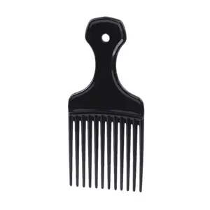 hair comb transparent colored oil head inserted into the styling hair salon tool hair pick