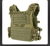 En stock: Chaleco táctico de nailon de liberación rápida para entrenamiento de élite, con bolsa para cargadores, venta al por mayor directa de fábrica, OEM/ODM