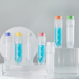 <b>Plastic</b> External Thread Sterile Cryogenic Tubes 1.8mL 2mL for Lab Sample <b>Storage</b> - Product Image 2