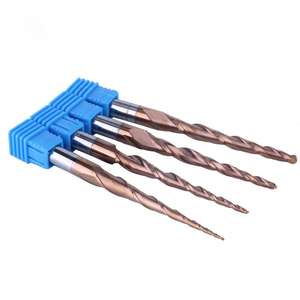 HRC55 TiSiN Coated Carbide Tapered Ball Nose <strong>End</strong> <strong>Mill</strong> for <strong>Cutting</strong> <strong>Gears</strong> Ball Nose 6 mm Long Flute Length Cnc Machining - Product Image 5