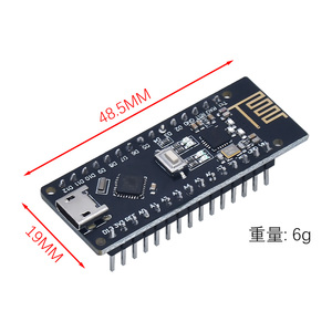 RF Nano V3.0, Micro USB Nano Board atmega328p qfn32 5V 16M CH340, tích hợp với NRF24L01 + 2.4G không dây - Product Image 5