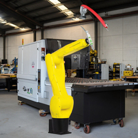 Vidanger-Machine automatique de découpe Laser 3D à Fiber métallique, système de bras Robot à 6 axes