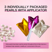 Perles de désintoxication Yoni, tampon à base de plantes à marque privée avec herbes naturelles pour un nettoyage vaginal antibactérien et l'élimination des odeurs