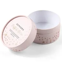 Boîte-cadeau en tube de carton rond imprimé sur mesure pour crème pour le visage, huile essentielle, sérum, cosmétiques pour soins de la peau