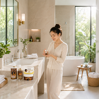 Kit de Soins Éclaircissants OEM au Glutathion : Lotion Corporelle, Sérum, Crème et Savon Anti-Taches pour un Teint Uniforme