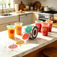 Gobelets à bulles YSH pas chers, impression de logo personnalisable, film d'étanchéité souple résistant à l'humidité pour café et boissons gazeuses