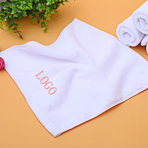 Toalla de Mano Cuadrada de Algodón Blanca y Negra con Logotipo Personalizado al por Mayor, Gruesa, Suave y Altamente Absorbente para Salón de Belleza, <span class=keywords><strong>Barber</strong></span>ía y Salón de Uñas - Product Image 6