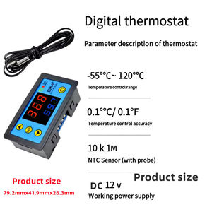 Controlador de Temperatura W3231, Termorregulador para Incubadora, Medidor de Temperatura, DC12V 24V AC110V 220V, Termostato Digital - Product Image 6