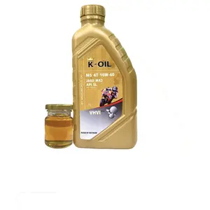 K-Oil M5 4T motor oil 20W-40 API SL JASO MA2 engine life OEM synthetic motor oil factory price for vehicles made in Vietnam