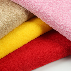 Anti-Pill <span class=keywords><strong>100</strong></span> <span class=keywords><strong>Polyester</strong></span> Single Side Brushed In Polar Fleece Vải Cho Hàng May Mặc - Product Image 5