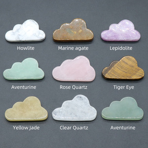 Quartz rose nuage gemmes guérison cristal Feng Shui décor cristal sculpté nuage mignon pierres naturelles <span class=keywords><strong>et</strong></span> <span class=keywords><strong>minéraux</strong></span> cristal - Product Image 4