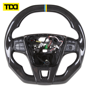 Volant en fibre de carbone véritable TDD compatible avec Volvo V60 V70 V40 R-Design S60 Polestar Concept V70 R-Design - Product Image 2