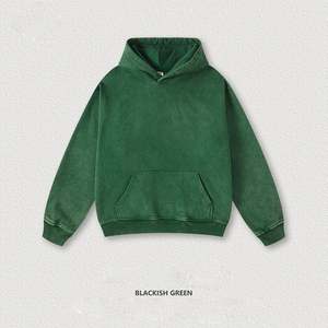 Sudadera Yingling 100% Algodón, Estilo Vintage, Lavado Ácido, con Logotipo Personalizado, Ecológica, 420g, Casual - Product Image 4