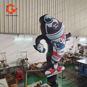 ตุ๊กตาลมเป่าลมแบบกำหนดเอง Air Wave Liamador สำหรับร้านตัดผ<span class=keywords><strong>ม</strong></span> - Product Image 3