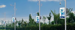 จอแสดงผล LED แบบติดตั้งเสาโฆษณาสองด้านกลางแจ้ง กันน้ำมาตรฐาน IP65 รุ่นใหม่ - Product Image 2