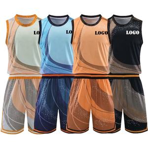 Neue Basketball-Teamsuniform Sporttrikot individuelles LOGO Basketballbekleidung für Herren Bestes Design Basketballweste Trikot mit Shorts - Product Image 5