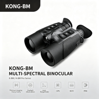 Binoculares ZYKD KONG-BM 4K con Visión Nocturna de Luz Visible y Ultra Baja, para Todo Clima, con Telémetro Láser e IA para Patrullaje Fronterizo