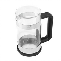 Infuseur à café portable transparent 600 ml, café, restaurant, bureau, voyage, cadeau, logo personnalisé, cafetière à piston