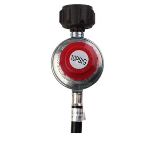 Régulateur de gaz Qcc 10Psi réglable pour réservoir de propane avec tuyau pour utilisation en extérieur - Product Image 3