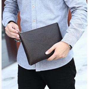 Новая Модная Портативная сумка из мягкой искусственной кожи, сумка для мобильного телефона большой емкости, водонепроницаемая прочная сменная сумка для мужчин - Product Image 6