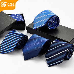 <span class=keywords><strong>Cravate</strong></span> en <span class=keywords><strong>soie</strong></span> 100% de haute qualité en gros Cravates en <span class=keywords><strong>soie</strong></span> à rayures <span class=keywords><strong>bleu</strong></span> <span class=keywords><strong>marine</strong></span> pour hommes d'affaires - Product Image 1