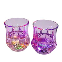 Verre à shot en acrylique LED RGB activé par liquide Neon-Glo, multicolore, pour boissons, Thanksgiving, Diwali, mariage, fête, bar, discothèque