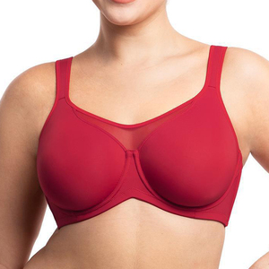 <span class=keywords><strong>Reggiseno</strong></span> senza imbottitura con ferretto, traspirante, tinta unita, taglie 32-54 BCDEFGHI, taglie forti, push-up, a coppa intera, modello 3309 - Product Image 5