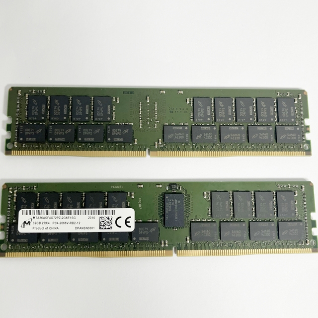 Original New MTA36ASF4G72PZ-2G6E1 DDR4 RAM 32GB 2666MHz 4G X 72 ECC Server RDIMM Memory Module in Stock