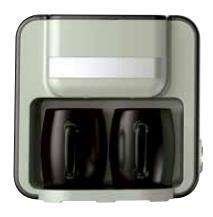 Nouveau 2024 Offre Spéciale double tasse en plastique numérique automatique espresso italien turc goutte à goutte cafetières machine à café électrique - Product Image 2