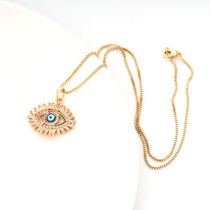 Collar de la joyería del diablo ojo Colgante Cruz-frontera <span class=keywords><strong>para</strong></span> amazon collar de joyas de <span class=keywords><strong>mujer</strong></span> - Product Image 4