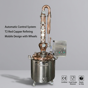 Equipo de Destilación de Alcohol de Cobre de Alta Pureza de 200L, Kit Completo de Condensador para Destilación Casera, Listo para <span class=keywords><strong>Whisky</strong></span> - Product Image 1