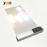 Écran Led Transparent Film Led Flexible Écran d'affichage en cristal sur les fenêtres du centre commercial verre Panneau publicitaire led adhésif